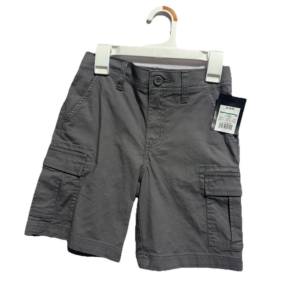 Boys' Cargo Shorts Art Class Gray Size Small - 6 Pockets - NWTs